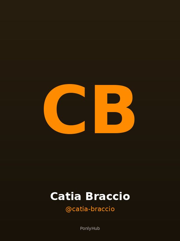Catia Braccio creator OnlyFans Italia ponlyhub
