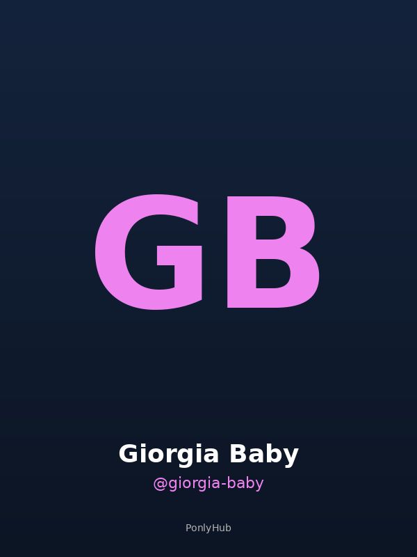 Giorgia Baby creator OnlyFans Italia ponlyhub