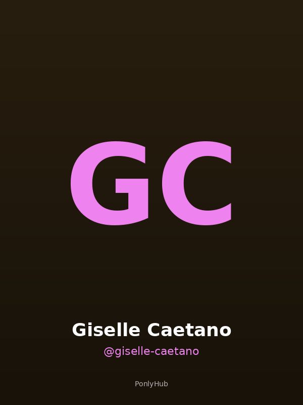 Giselle Caetano creator OnlyFans Italia ponlyhub