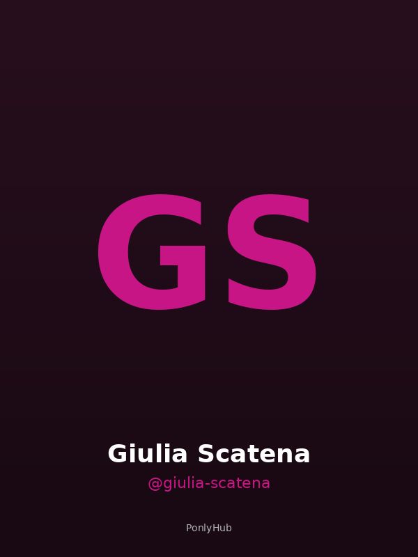 Giulia Scatena creator OnlyFans Italia ponlyhub