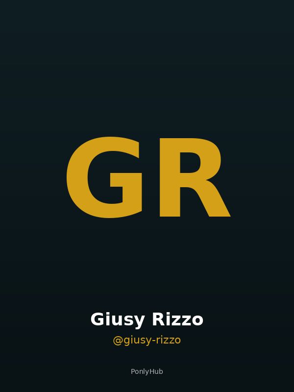 Giusy Rizzo creator OnlyFans Italia ponlyhub