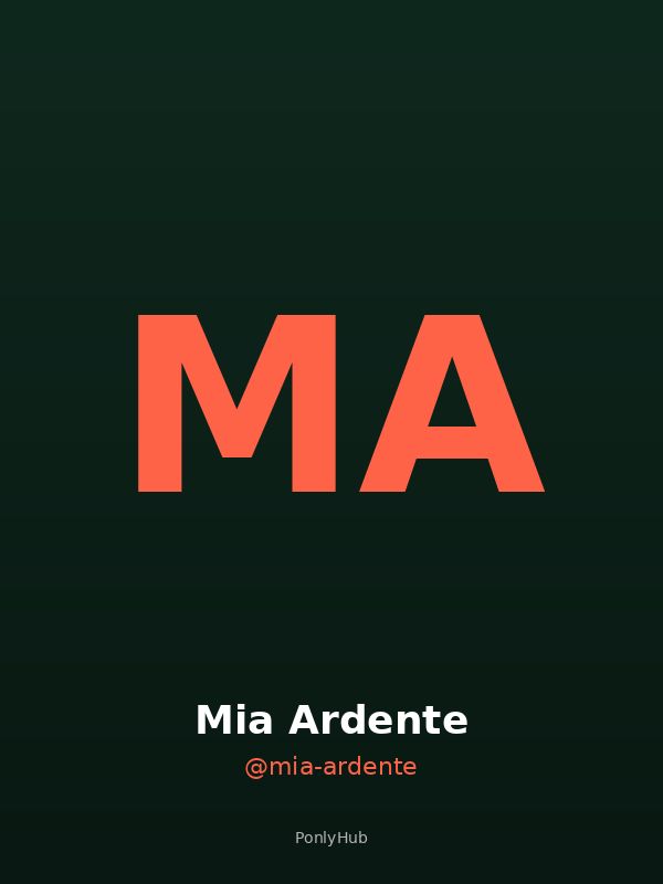 Mia Ardente creator OnlyFans Italia ponlyhub