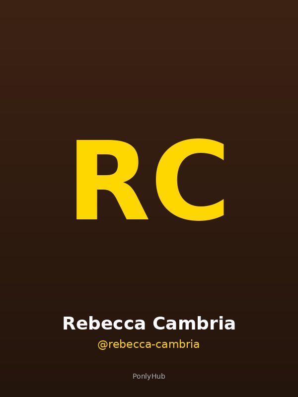 Rebecca Cambria creator OnlyFans Italia ponlyhub