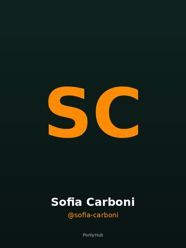 Sofia Carboni creator OnlyFans Italia ponlyhub