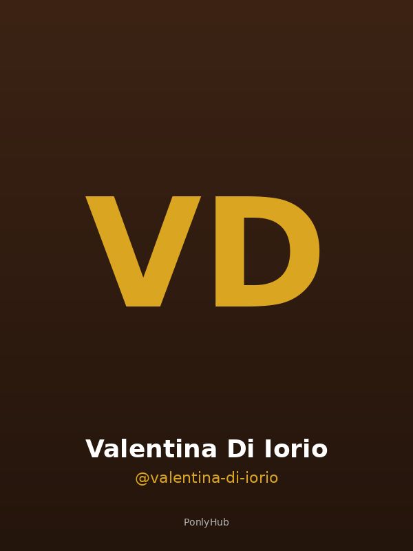 Valentina Di Iorio creator OnlyFans Italia ponlyhub